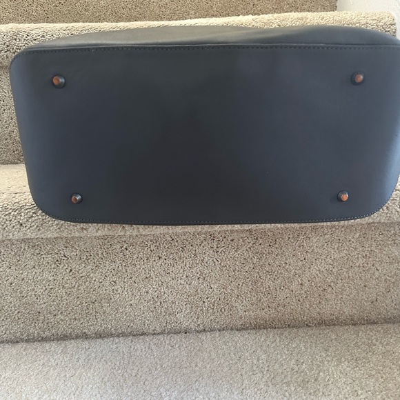 DKNY Gray Genuine Leather Bag With Handles - Picture 3 of 10